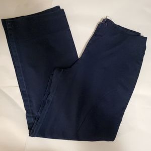 J. Jill Pure Jill Indigo Cotton Straight Leg Pant